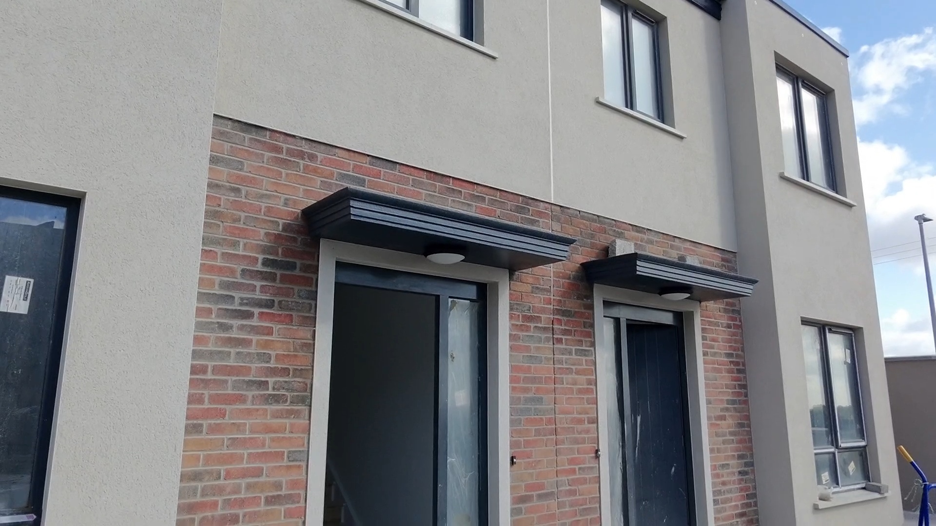 M9 Canopy polyurea door canopy installation 5