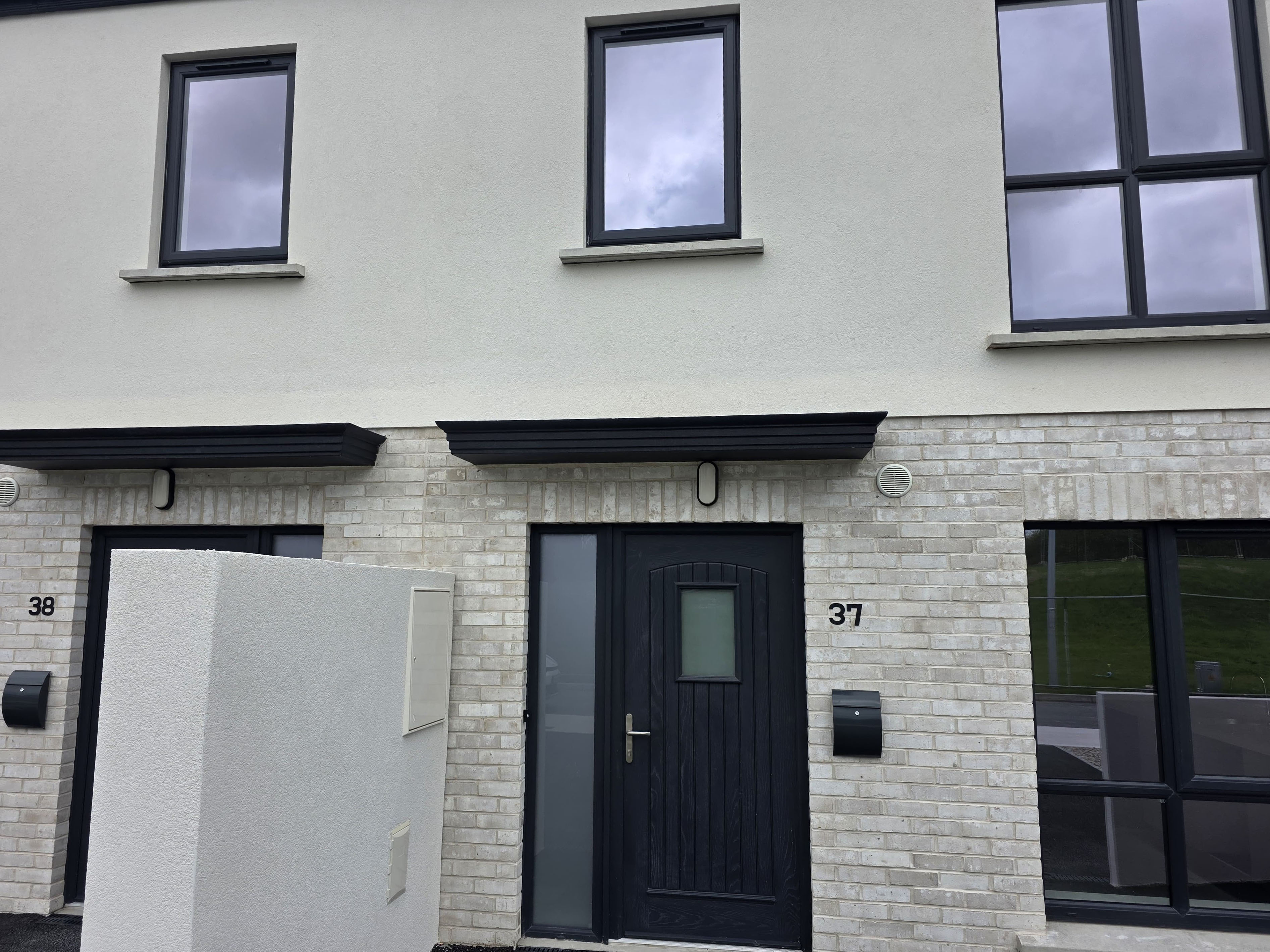 M9 Canopy polyurea door canopy installation 7