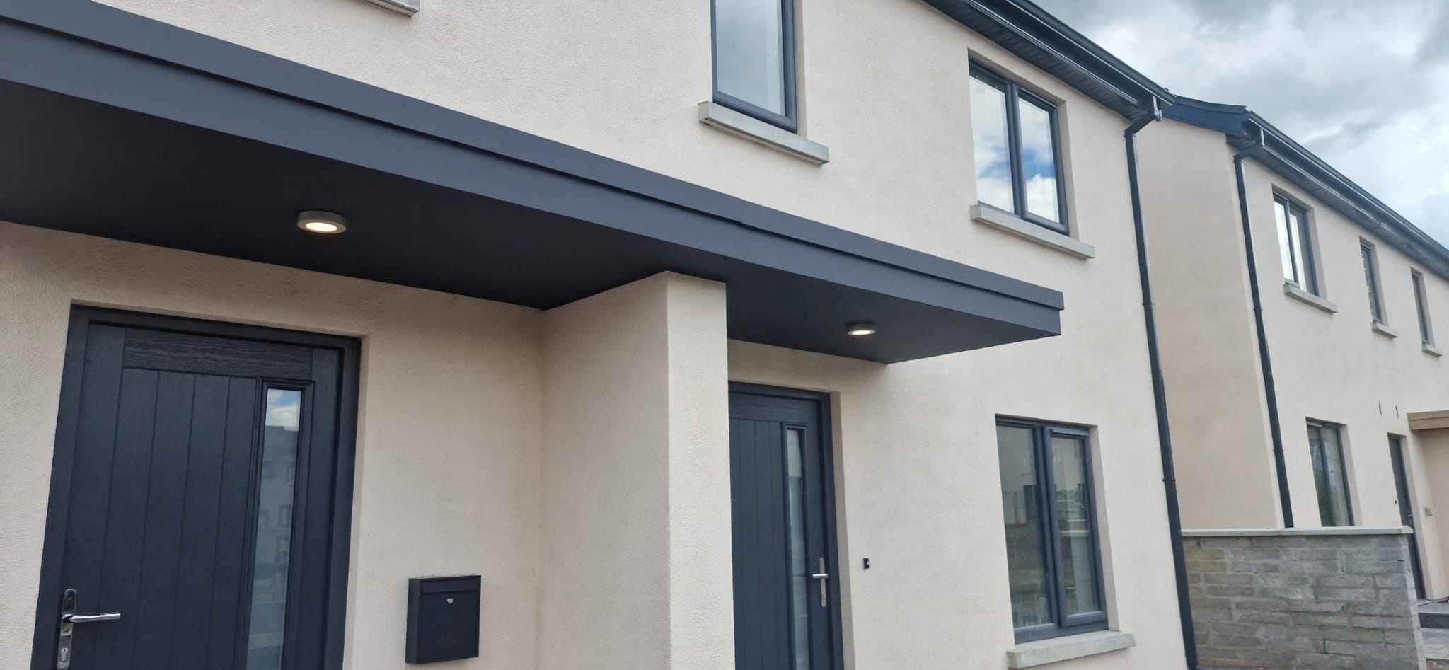 KPH Canopy polyurea door canopy installation 2