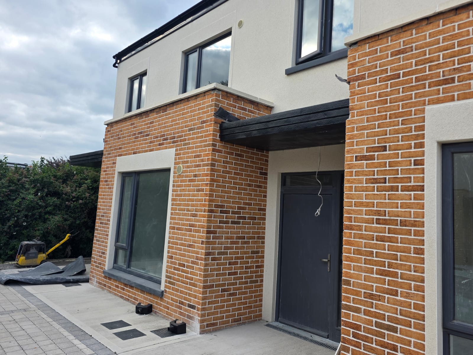 ML8 Canopy polyurea door canopy installation 7