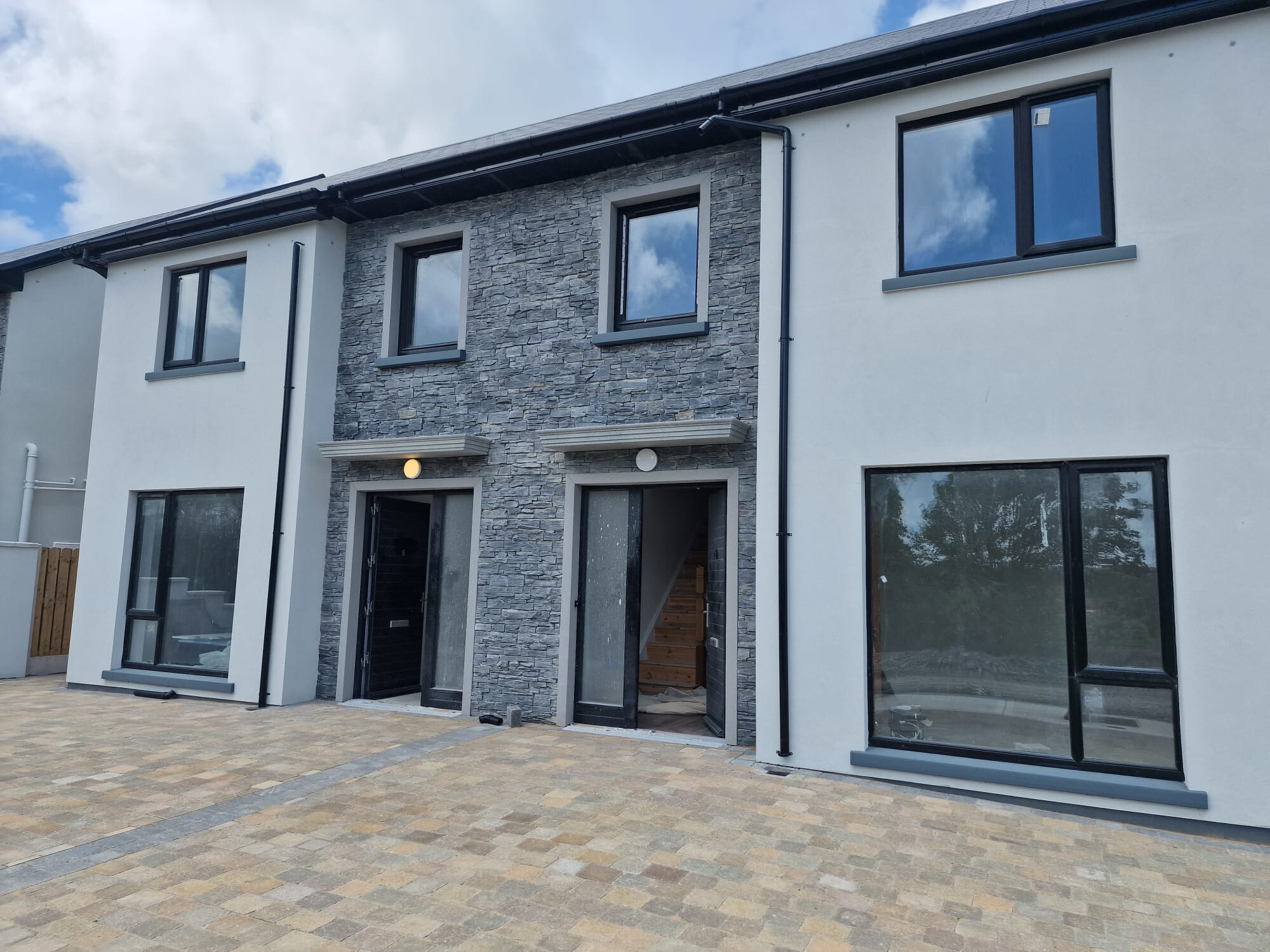 M9 Canopy polyurea door canopy installation 4