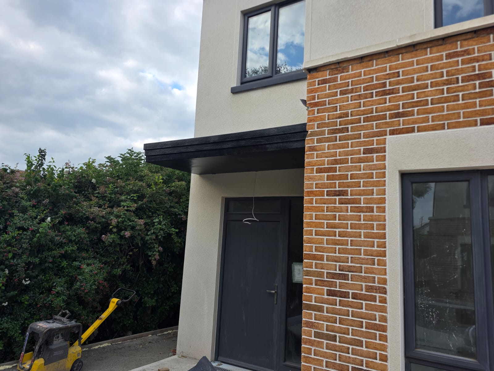 ML8 Canopy polyurea door canopy installation 6