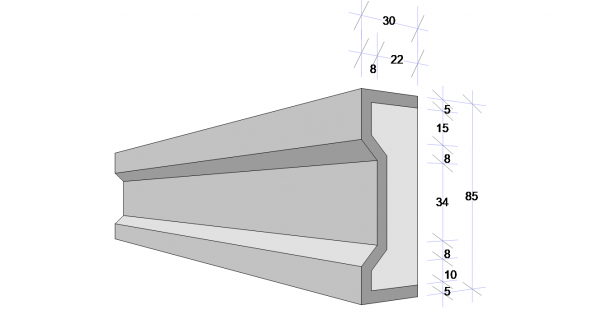 M78 Turte Dip 101 Moulding 3D